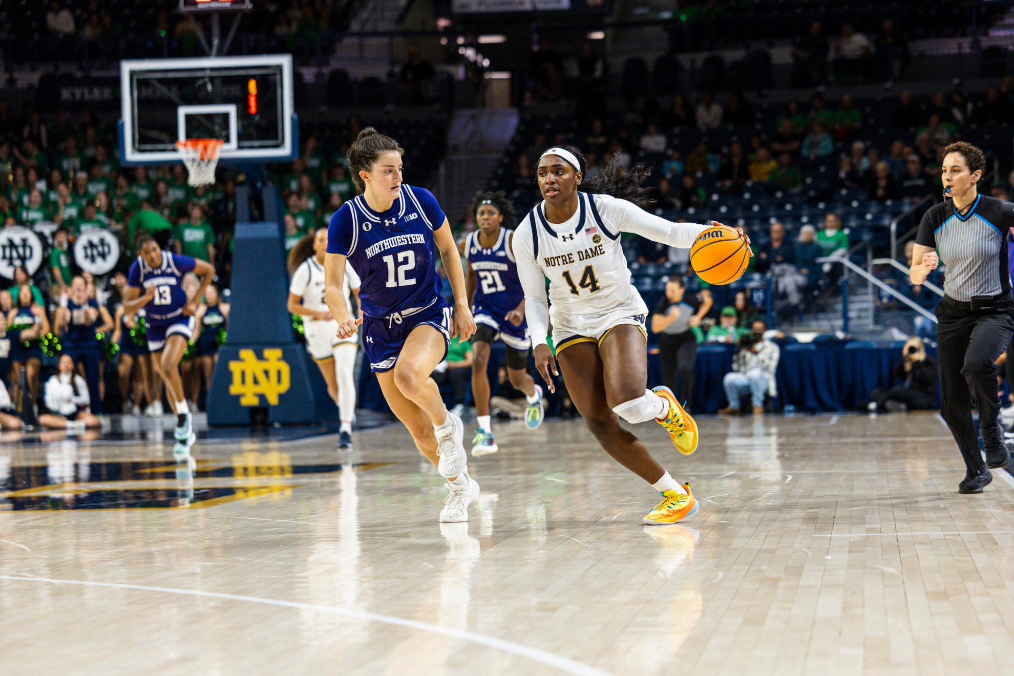 Offensive Onslaught Powers Irish to 110-52 Victory Over Wildcats Offensive Onslaught Powers Irish to 110-52 Victory Over Wildcats