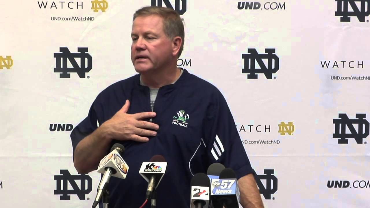 Coach Kelly Post Practice Media Session - Sept. 26, 2013