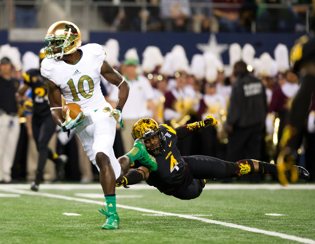 Notre Dame vs. #22/24 Arizona State (USATSI)