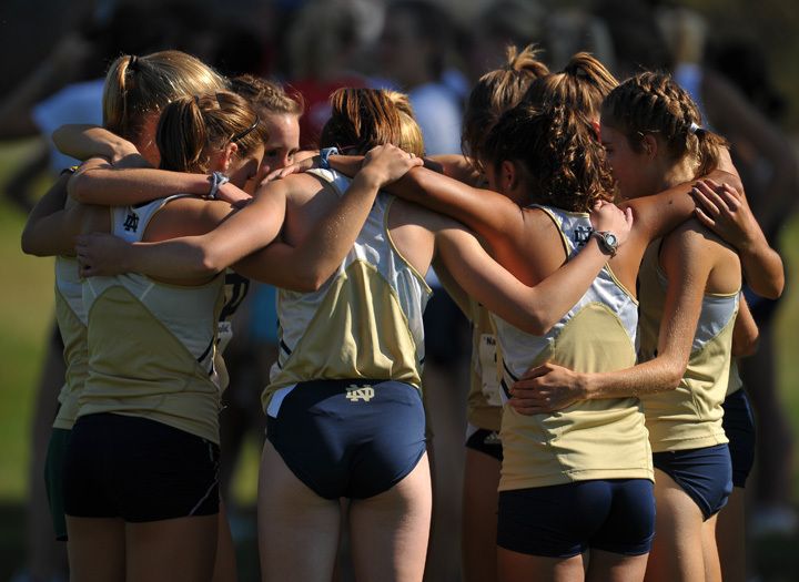Women's cross country team finished first at the National Catholic Invitational.