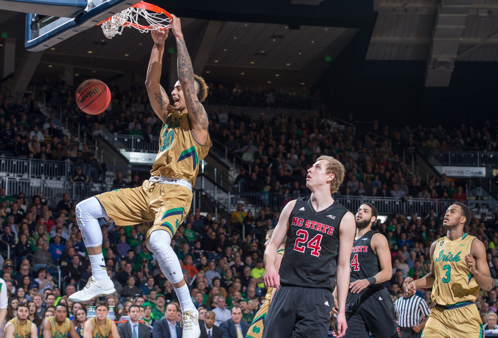 Notre Dame Defeats N.C. State, 89-75