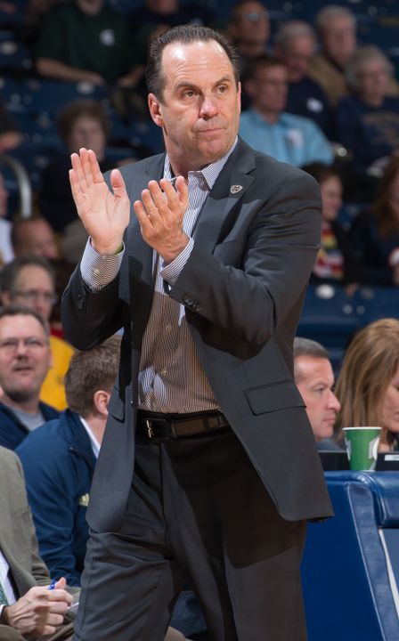 Mike Brey has long been an active participant in the Coach vs. Cancer program.