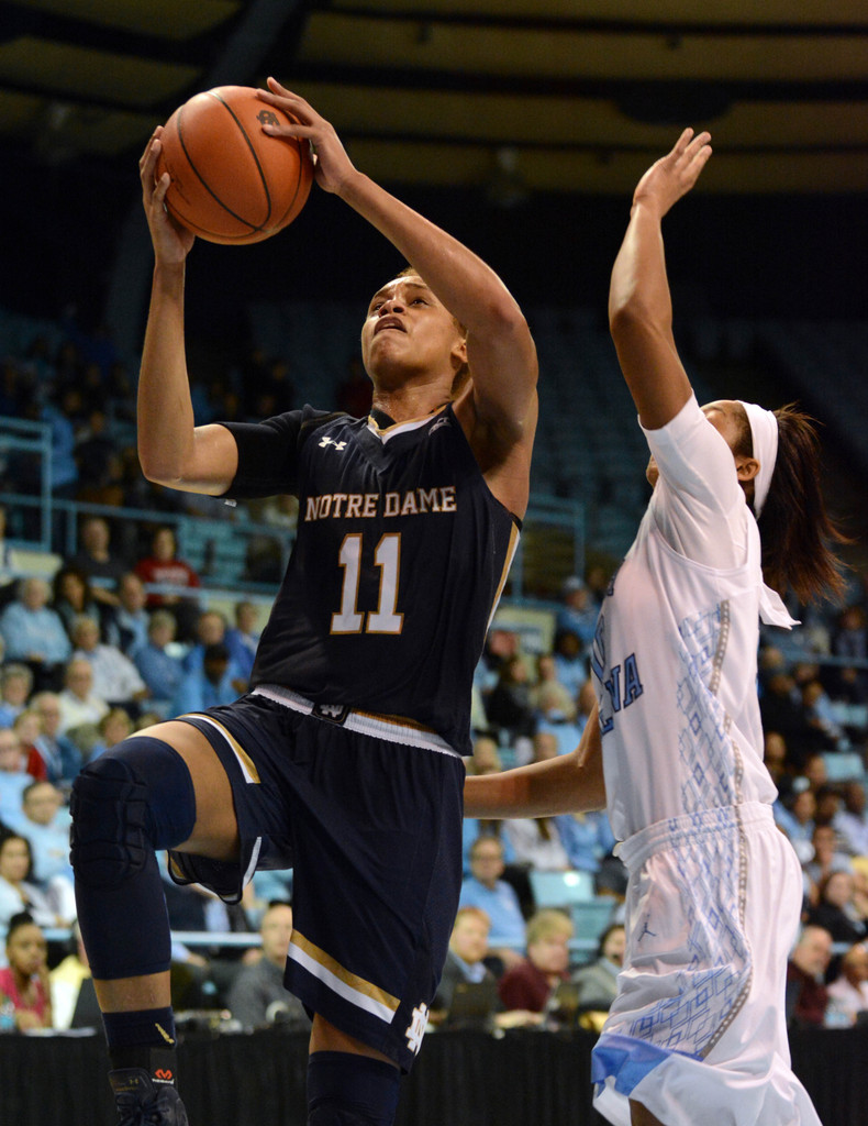 No. 7 Notre Dame at No. 13 North Carolina