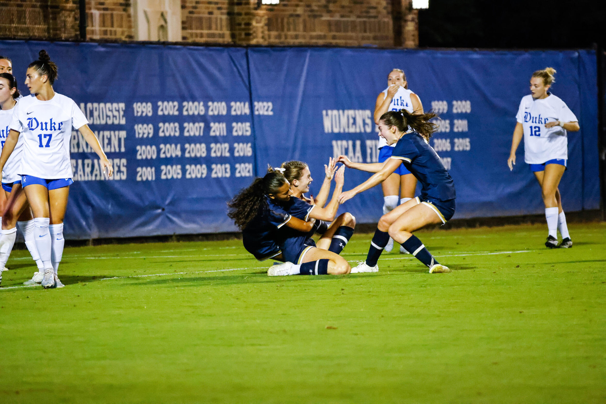 #10 Irish All Fight in 2-1 Late Thriller Over #16 Duke #10 Irish All Fight in 2-1 Late Thriller Over #16 Duke