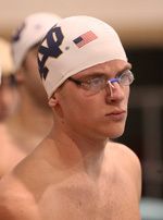 Senior swimmer Jeff Wood.