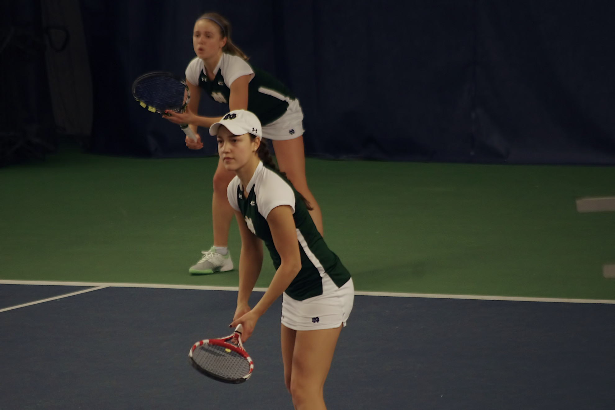 An Unlikely Duo Quinn Gleason, foreground, and Monica Robinson