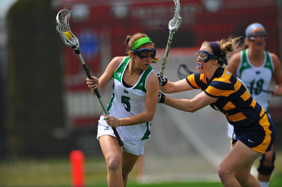 Rachel Sexton had three goals and a pair of assists for Notre Dame on Tuesday.