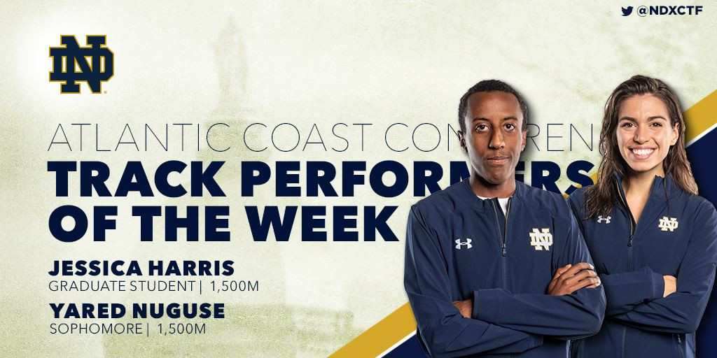 Harris, Nuguse Named ACC Performers of the Week Harris, Nuguse Named ACC Performers of the Week