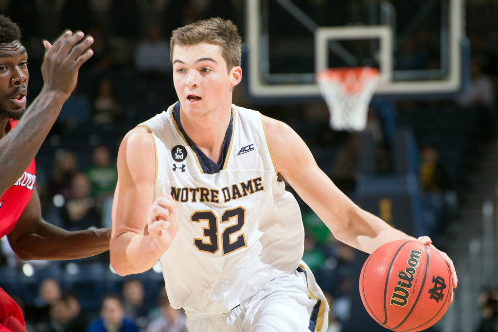 Notre Dame 86, Stony Brook 61