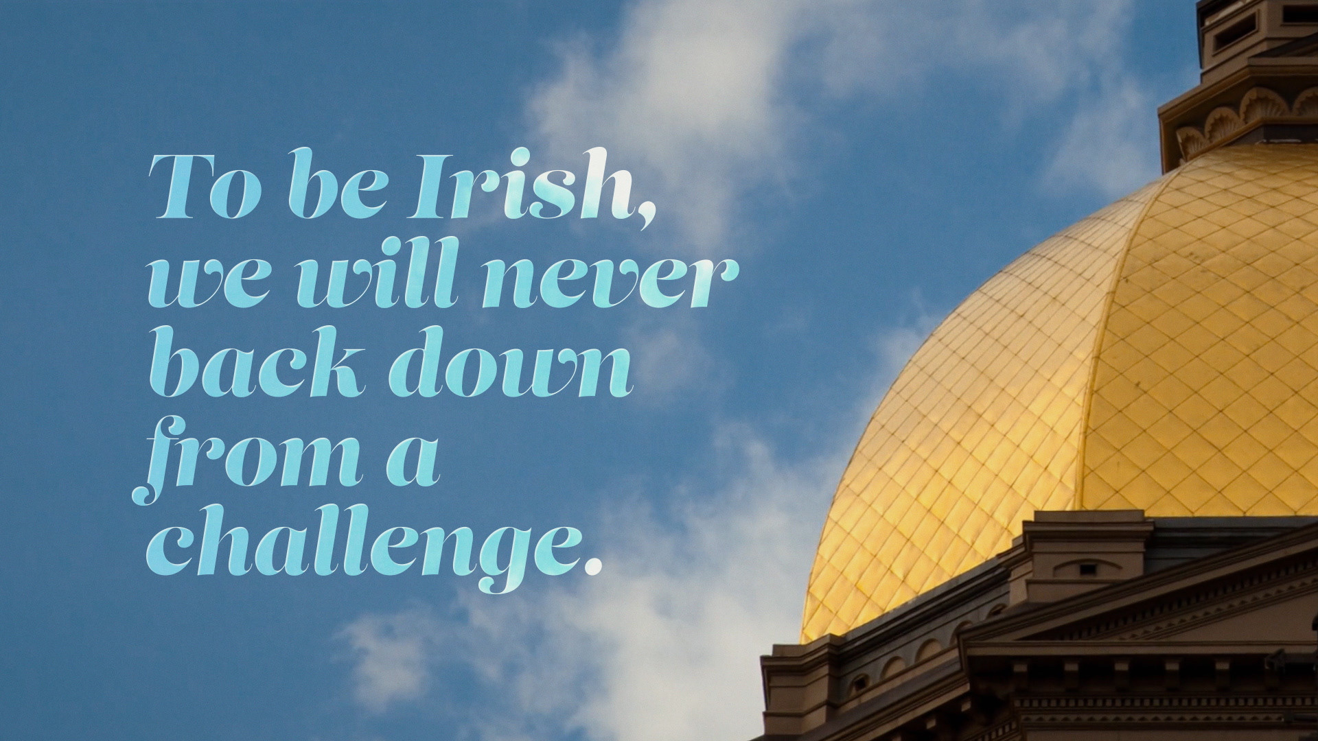 @NDSoftball | To Be Irish: Never Back Down (2020) @NDSoftball | To Be Irish: Never Back Down (2020)