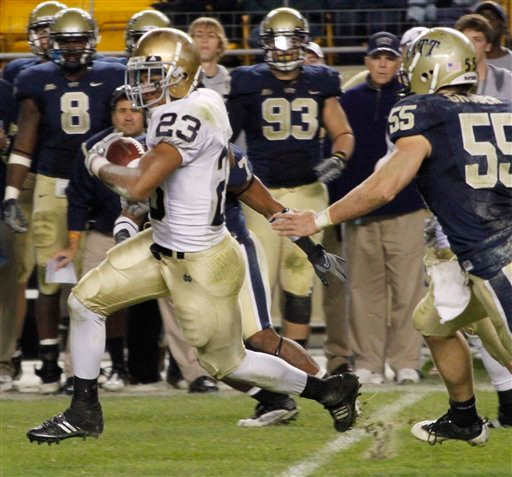 Football Update – Monday, Nov. 16 Notre Dame Pittsburgh Football