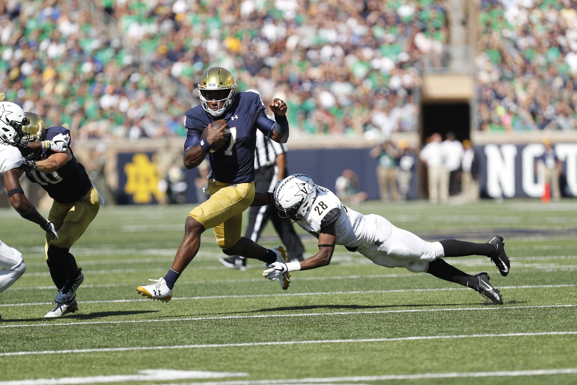 Irish Ground Game Growing Wimbush Vandy