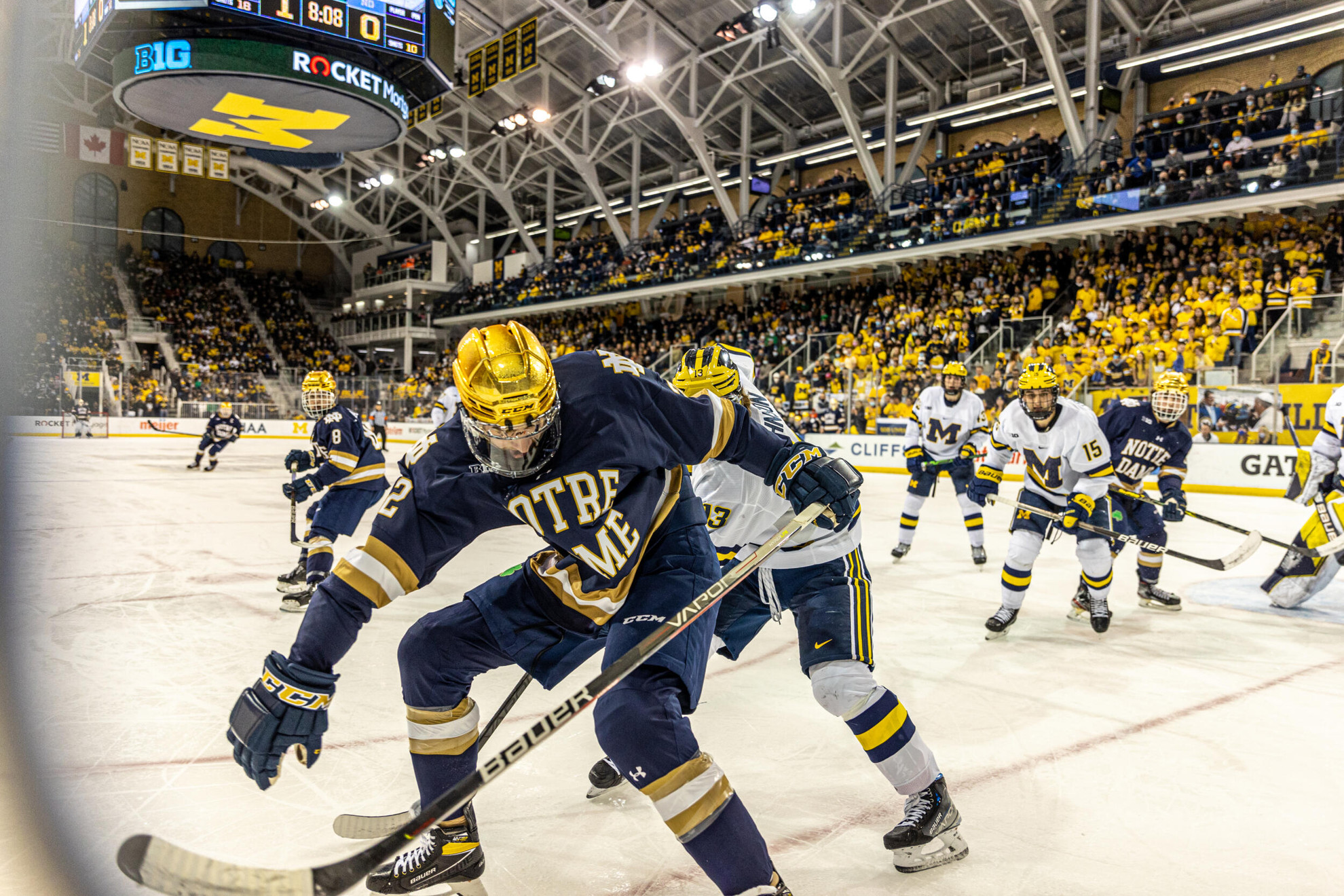 #8 Irish Edged By #4 Michigan, 2-1, In Big Ten Semifinals #8 Irish Edged By #4 Michigan, 2-1, In Big Ten Semifinals