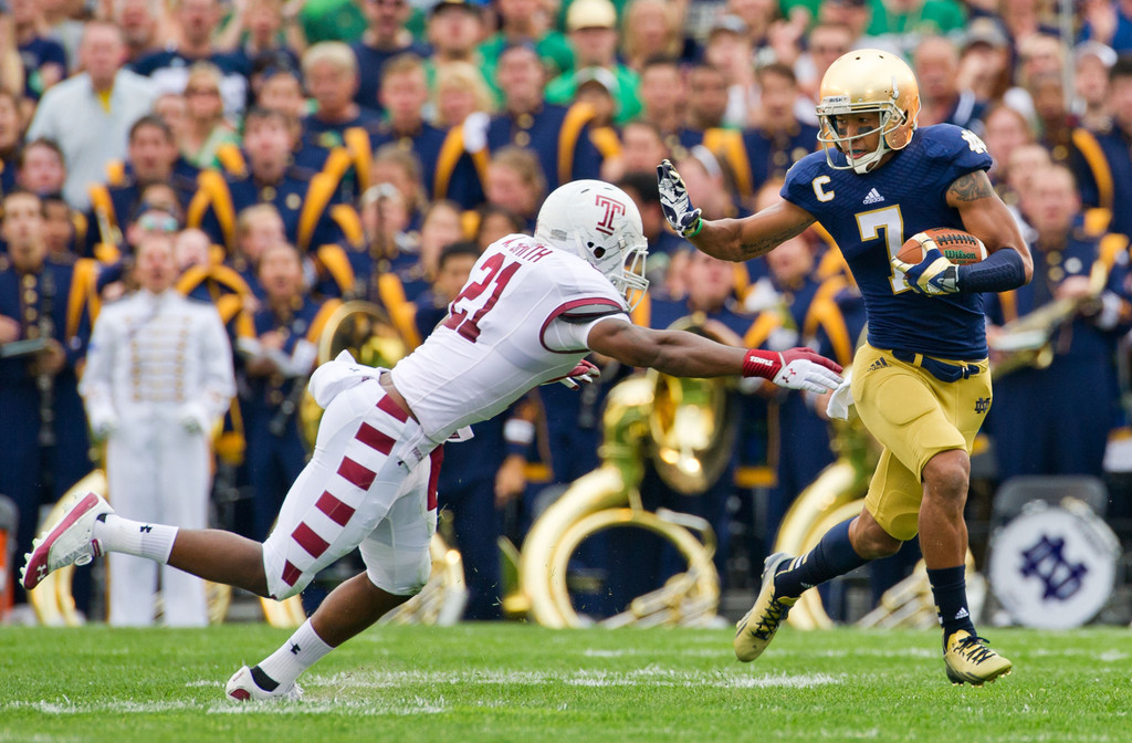 Notre Dame vs. Temple (USATSI)