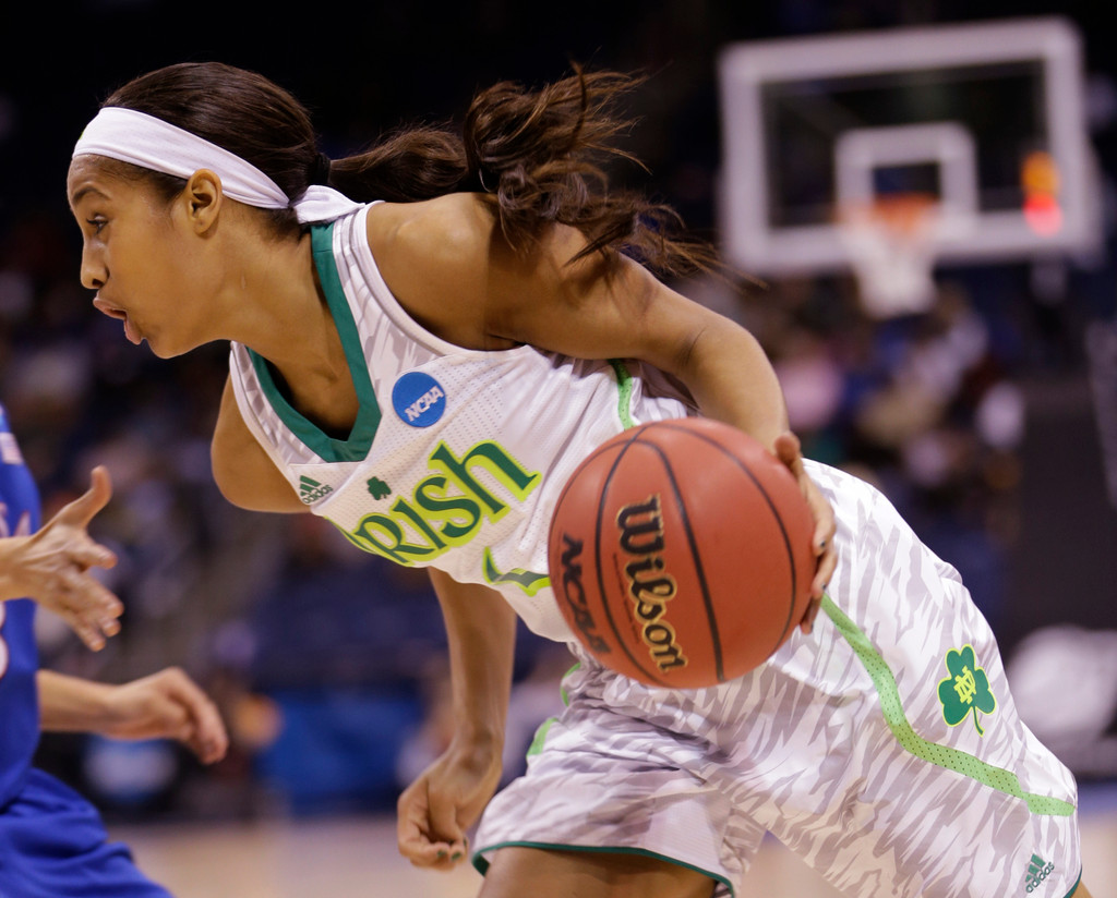 #2 Irish Down Kansas, 93-63 To Reach NCAA Elite Eight (AP)