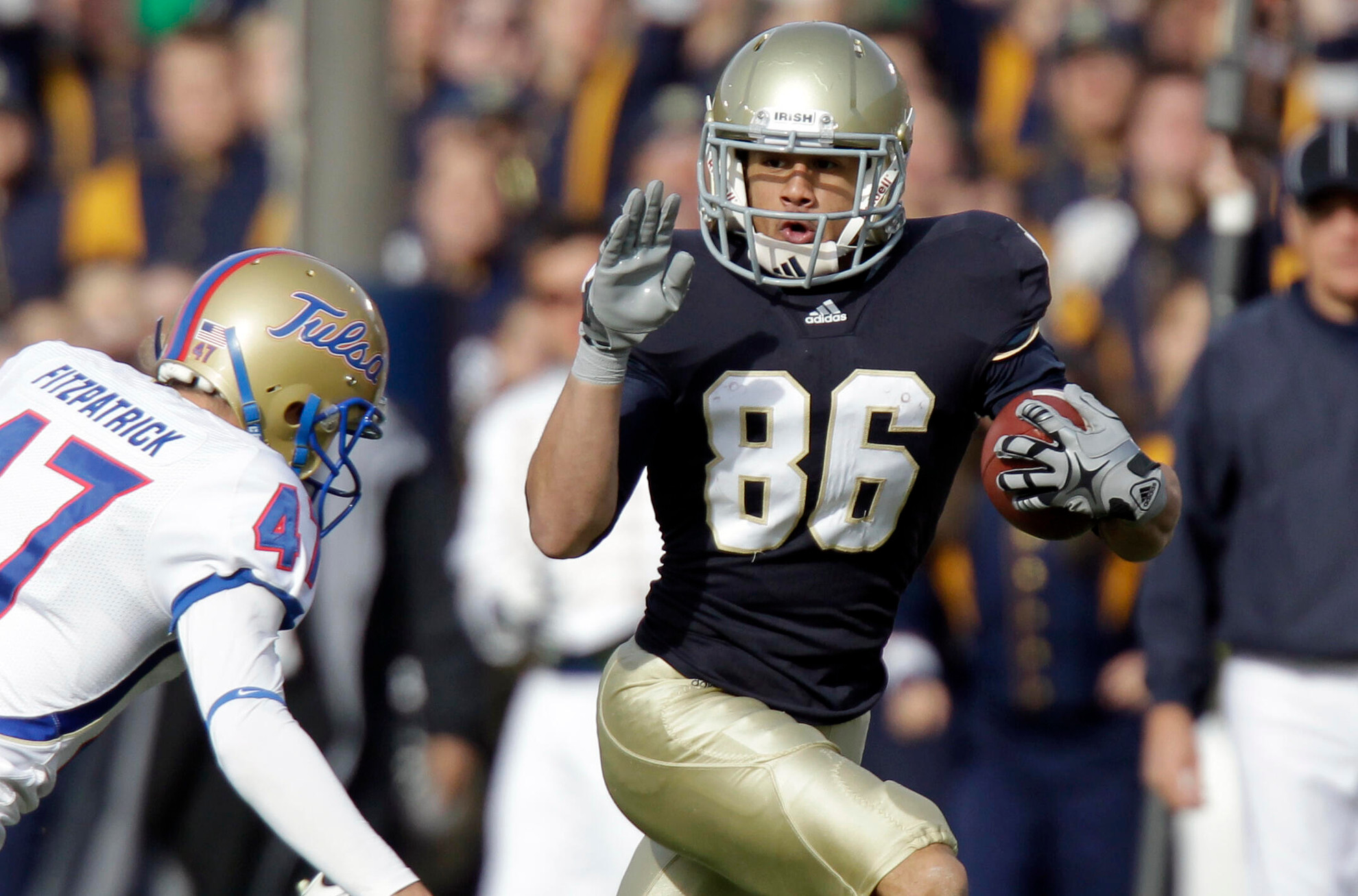 Notre Dame Falls Just Short to Tulsa, 28-27 Tulsa Notre Dame Football