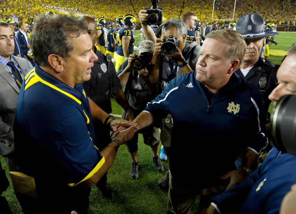 Notre Dame at Michigan (USATSI)