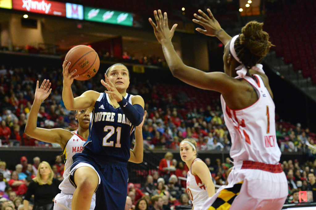No. 2 Notre Dame at No. 8 Maryland