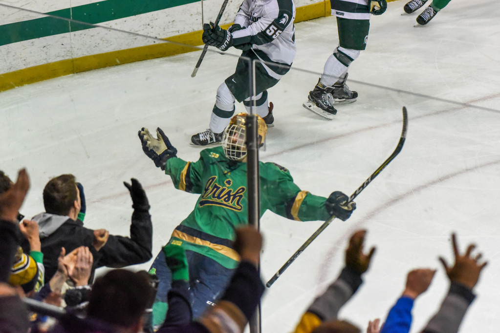 No. 3 Notre Dame Hockey vs. Michigan State, Game 2