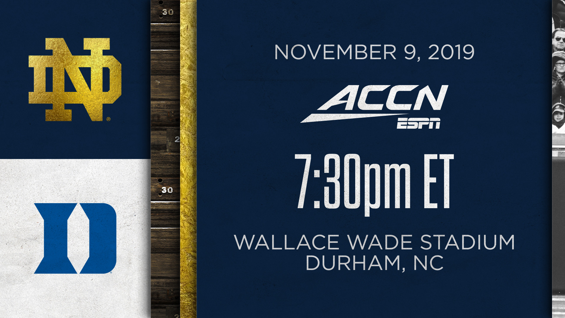 Game Day: #15 Notre Dame vs. Duke Game Day: #15 Notre Dame vs. Duke
