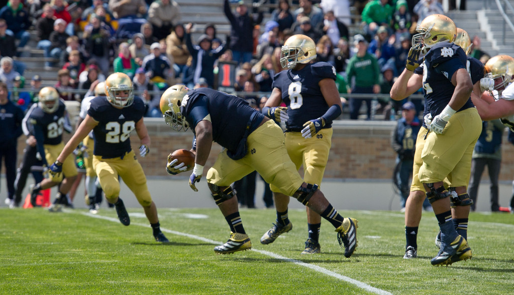 Notre Dame Football Blue-Gold Game