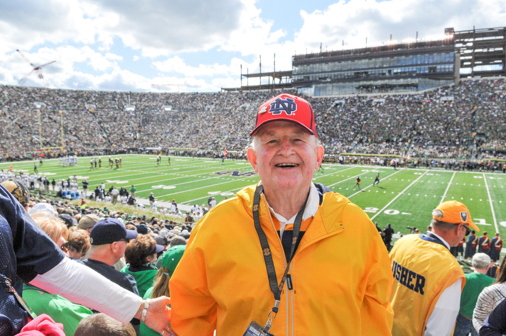 Bud Schmitt - Irish Football Super Fan