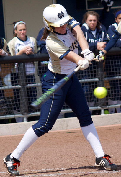 Irish Use Early Runs To Power Past Oregon State, 8-1 Junior Amy Buntin went 3-for-3 with five RBI in an 8-1 win over Oregon State on Saturday afternoon.