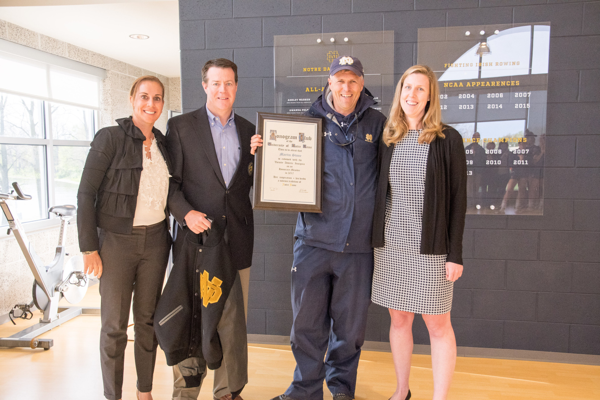 Martin Stone Presented Honorary Monogram Martin Stone Presented Honorary Monogram