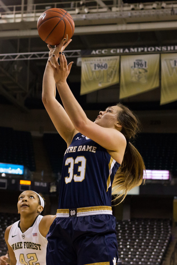 No. 2 Notre Dame, 86 vs. Wake Forest, 52