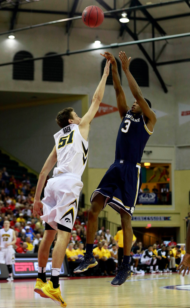 Notre Dame vs. Iowa, 68-62