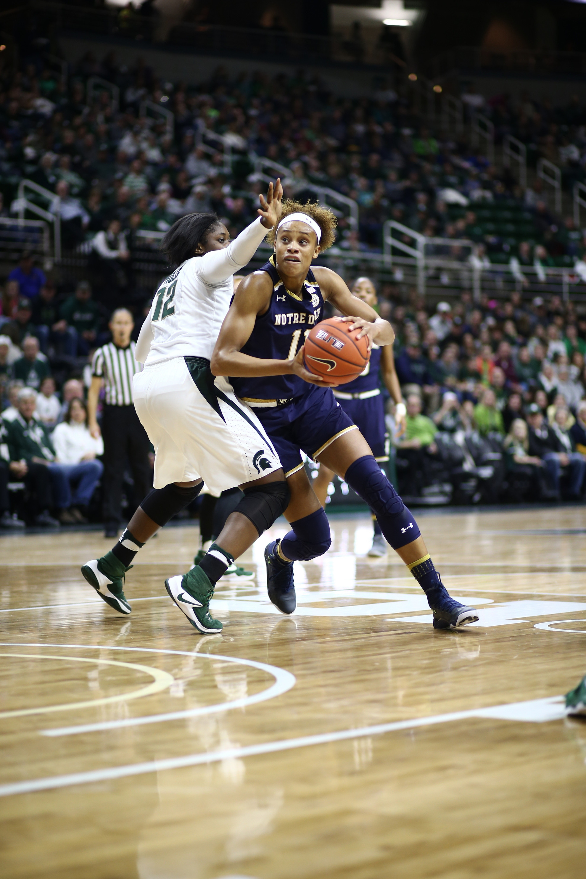 #2 Fighting Irish Cruise Past Spartans in 79-61 Victory #2 Fighting Irish Cruise Past Spartans in 79-61 Victory
