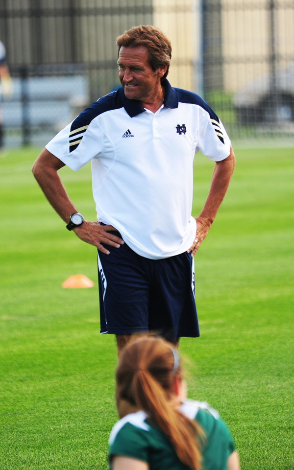 Notre Dame To Host 2013 National Soccer Coaching Seminar In March Head coach Randy Waldrum will lead the #8 Fighting Irish into their inaugural ACC regular-season match at 7 p.m. (ET) Thursday against North Carolina State in Raleigh, N.C.