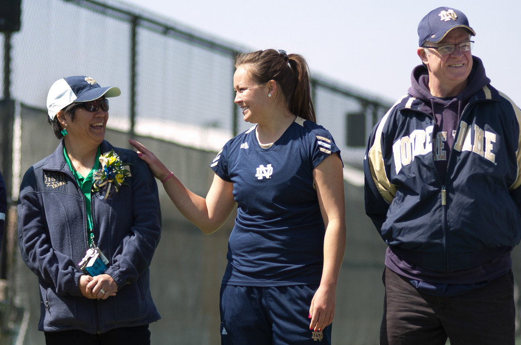 04-07-2013 Notre Dame Women's Senior Day
