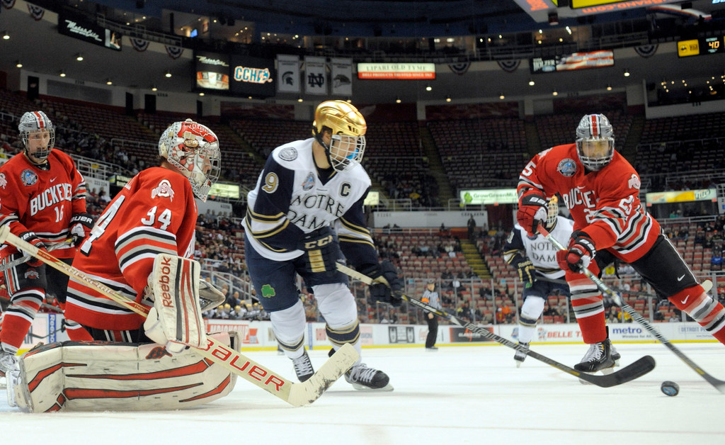 Notre Dame Men's Ice Hockey v Ohio State on 03-23-2013