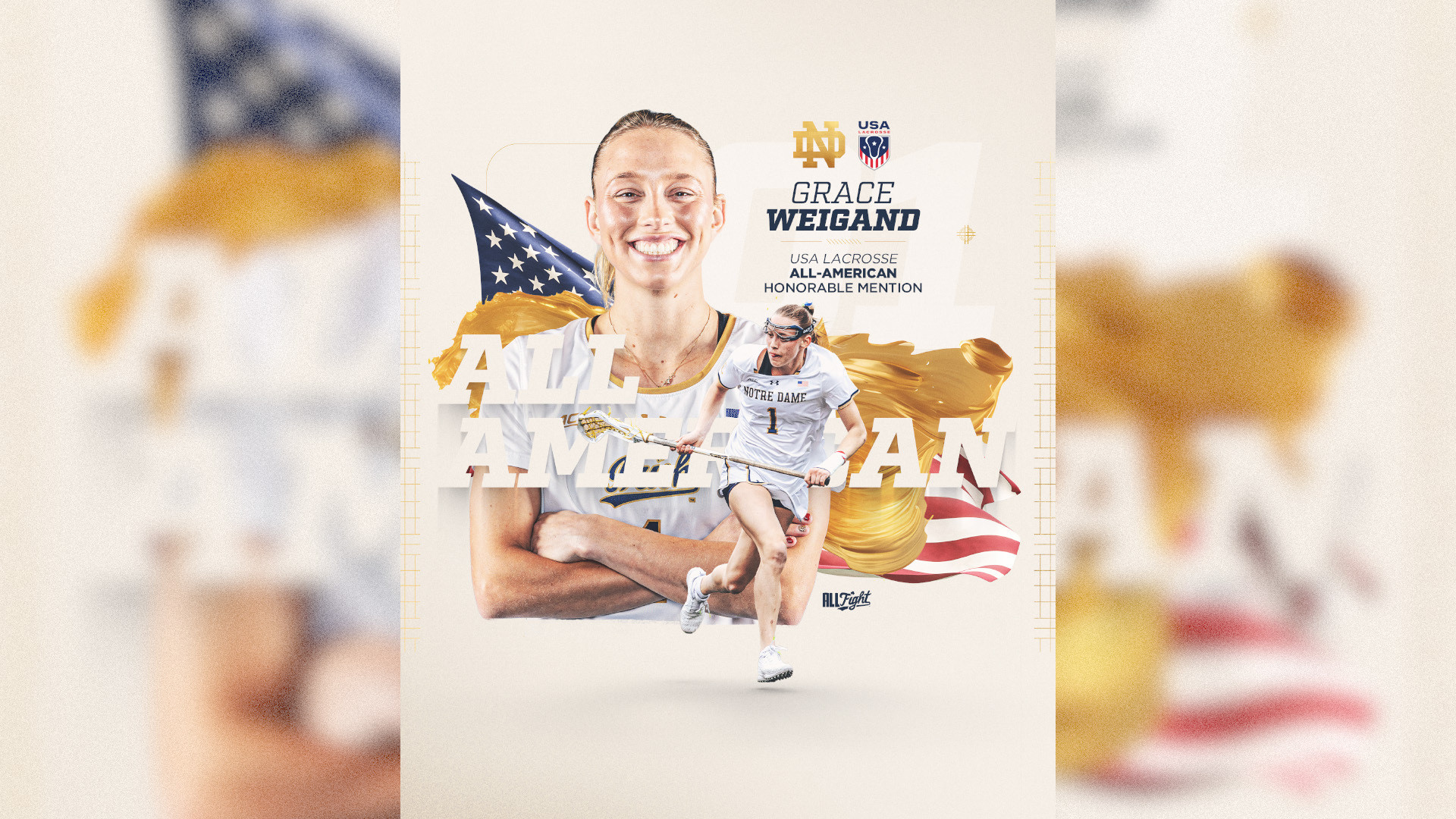 Weigand Takes Home USA Lacrosse All-American Honors Weigand Takes Home USA Lacrosse All-American Honors