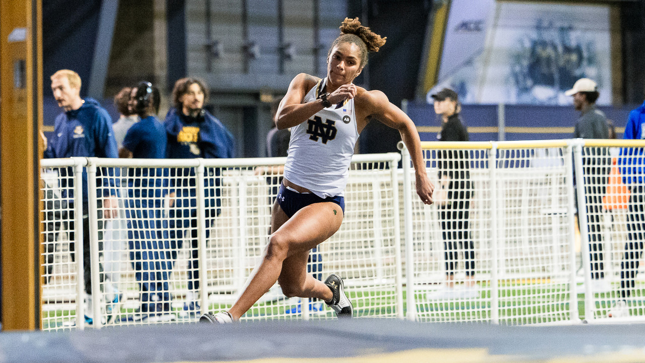 Alaina Brady competes in the high jump