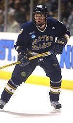 Jason Paige scored Notre Dame's only goal in the 4-1 loss to Northern Michigan.