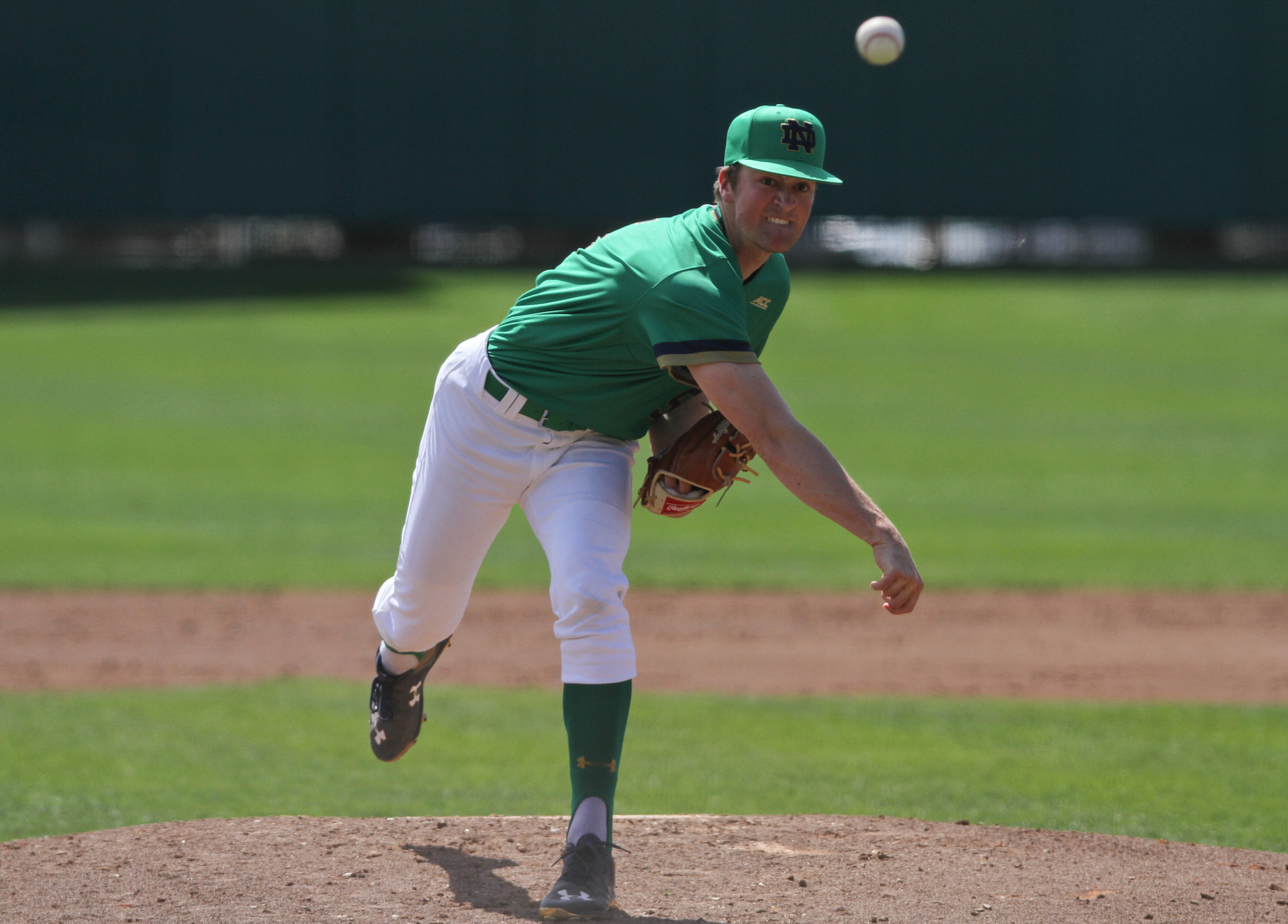 Irish Blanks Sacramento State, 2-0, Wednesday Night Junior Nick McCarty hurled five shutout innings Wednesday night against Sacramento State to pick up his sixth win of the year.