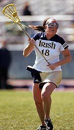 Junior Crysti Foote was named first team IWLCA/US Lacrosse Mid-Atlantic Region for the 2005 season.  She has been selected all-Region in each of her first three seasons at Notre Dame.