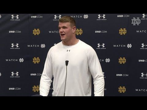 @NDFootball Mike McGlinchey Press Conference - Navy (11.15.17)