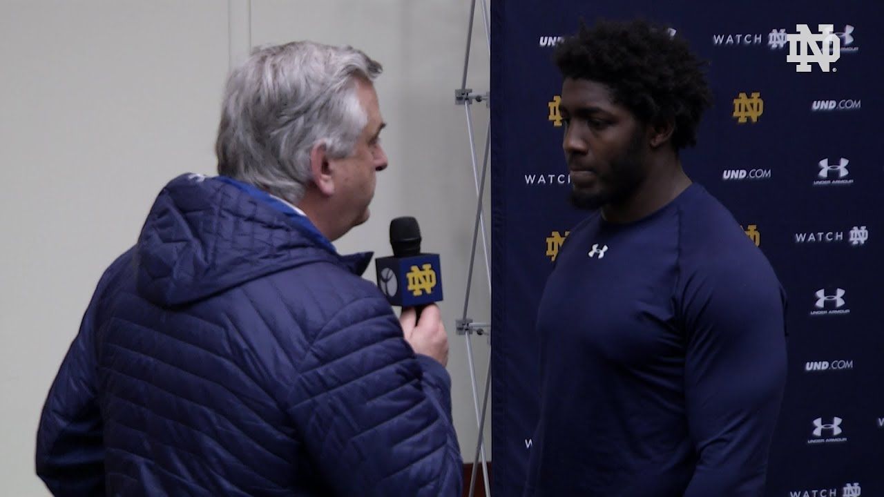 @NDFootball Te'von Coney Press Conference (03.24.18)