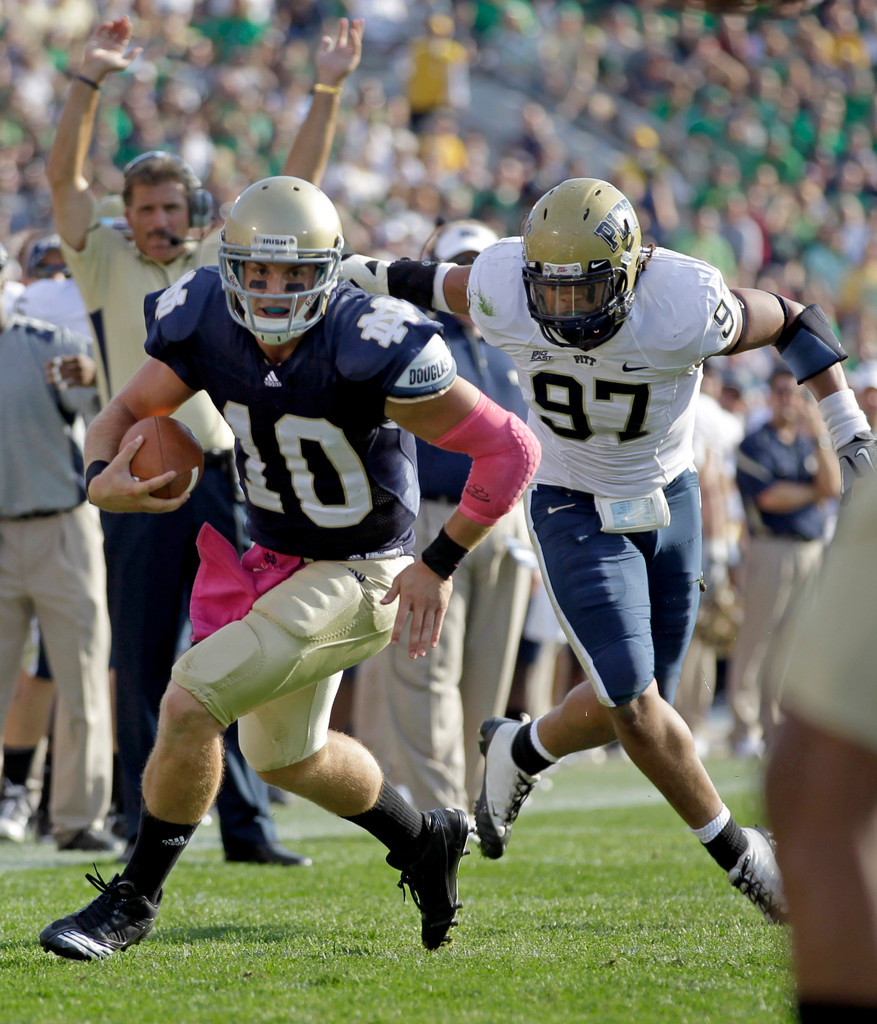 Crist, Ruffer Pace Irish Past Pittsburgh, 23-17 (AP)