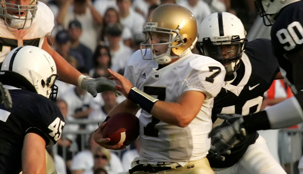 Despite Strong Performance on Clausen’s First Start, Irish Fall to Penn State, 31 -10 Notre Dame Penn State Football