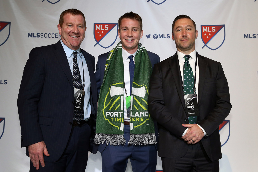 Nick Besler at the MLS SuperDraft