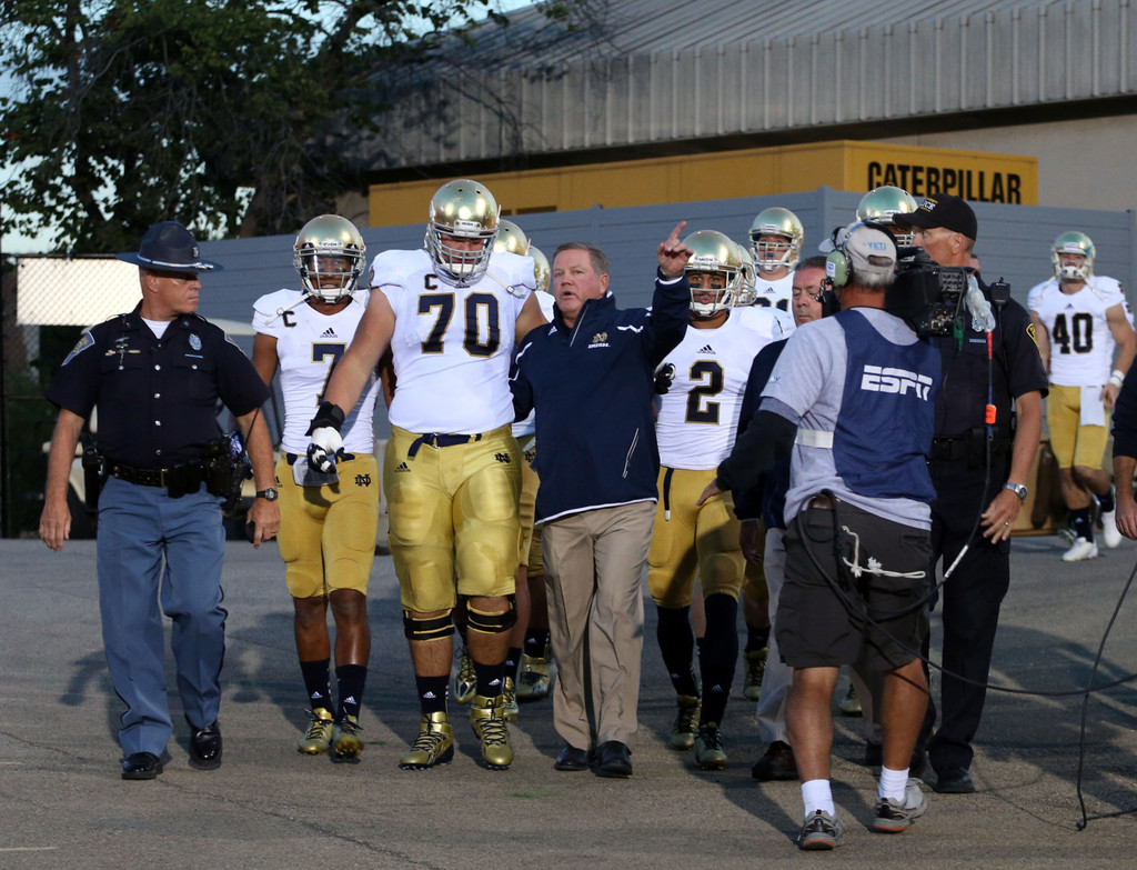 Notre Dame at Purdue (USATSI)