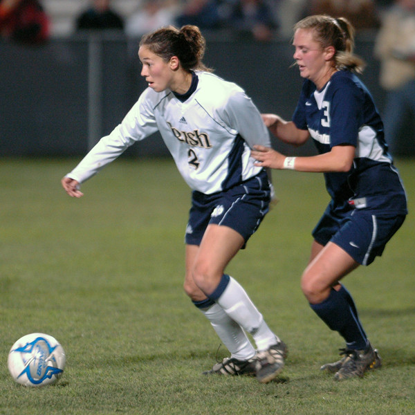 Hanks Posts Fifth Career Hat Trick As Irish Women Open BIG EAST Play With 4-0 Win Over DePaul Junior Kerri Hanks pushed her career goal total to 55 in the 4-0 win over DePaul while posting her fifth career hat trick, just one shy of Jenny Heft's Notre Dame record.