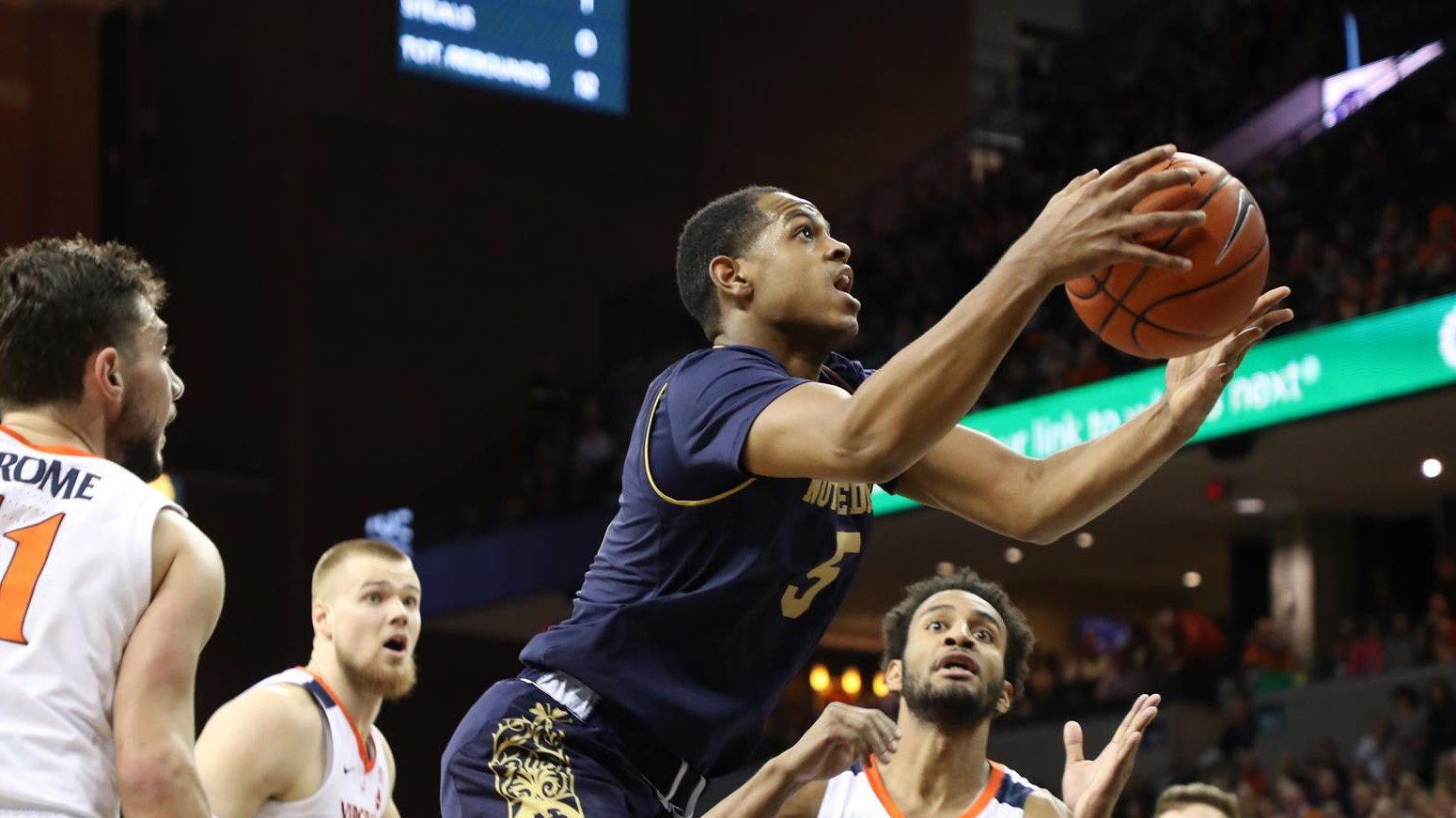 Irish Fall At #16 Florida State 68-61 DJ Harvey vs. #4 Virginia (2/16/19)