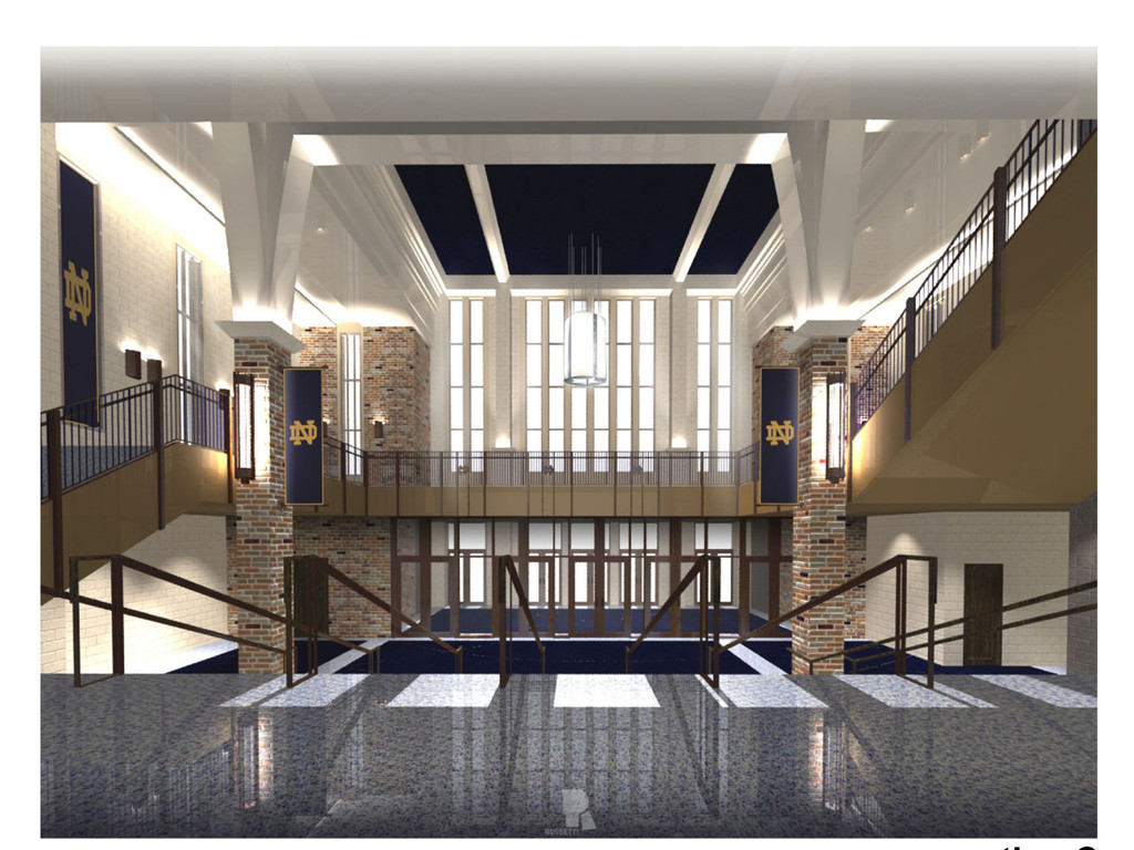 Compton Family Ice Arena Architectural Renderings - Main Concourse