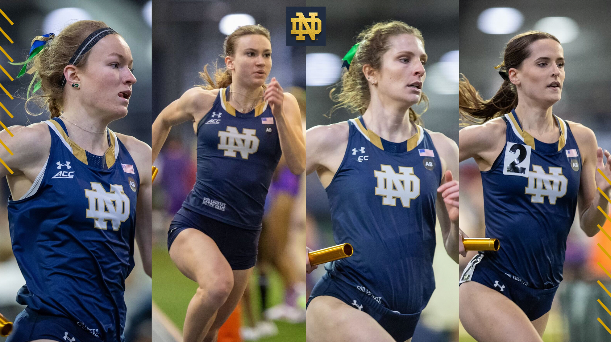 Notre Dame Women Dominate 4000M DMR Notre Dame Women Dominate 4000M DMR