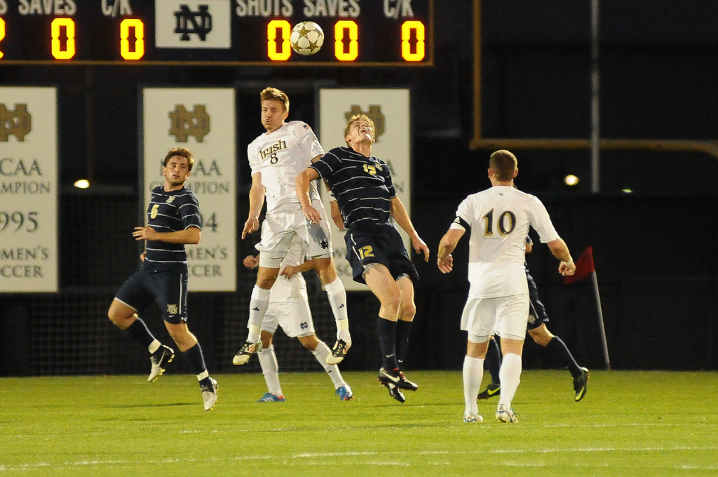 Notre Dame Men's Soccer vs Marquette on 10-24-2012